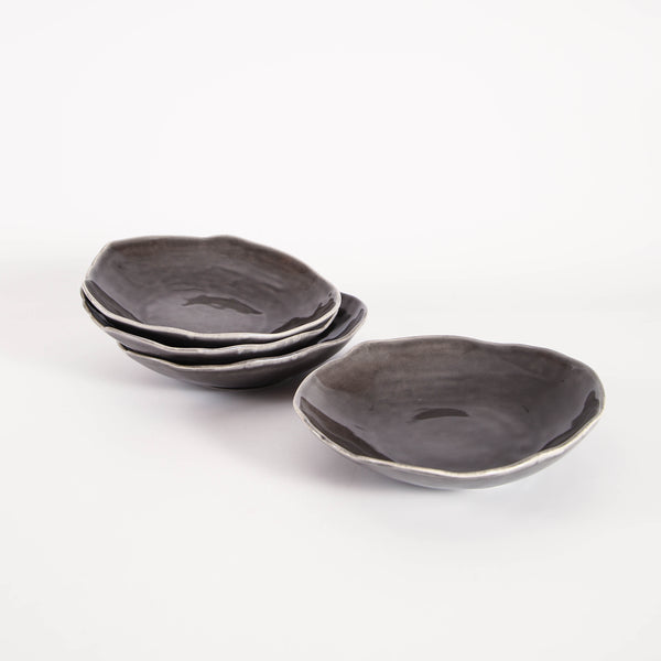 Royal Graphite Organic Deep Plate Set
