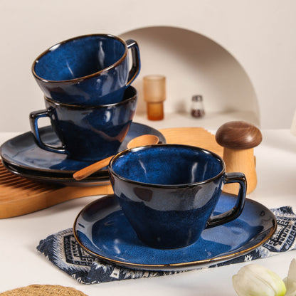 Ocean Blue Large Cup & Saucer Set