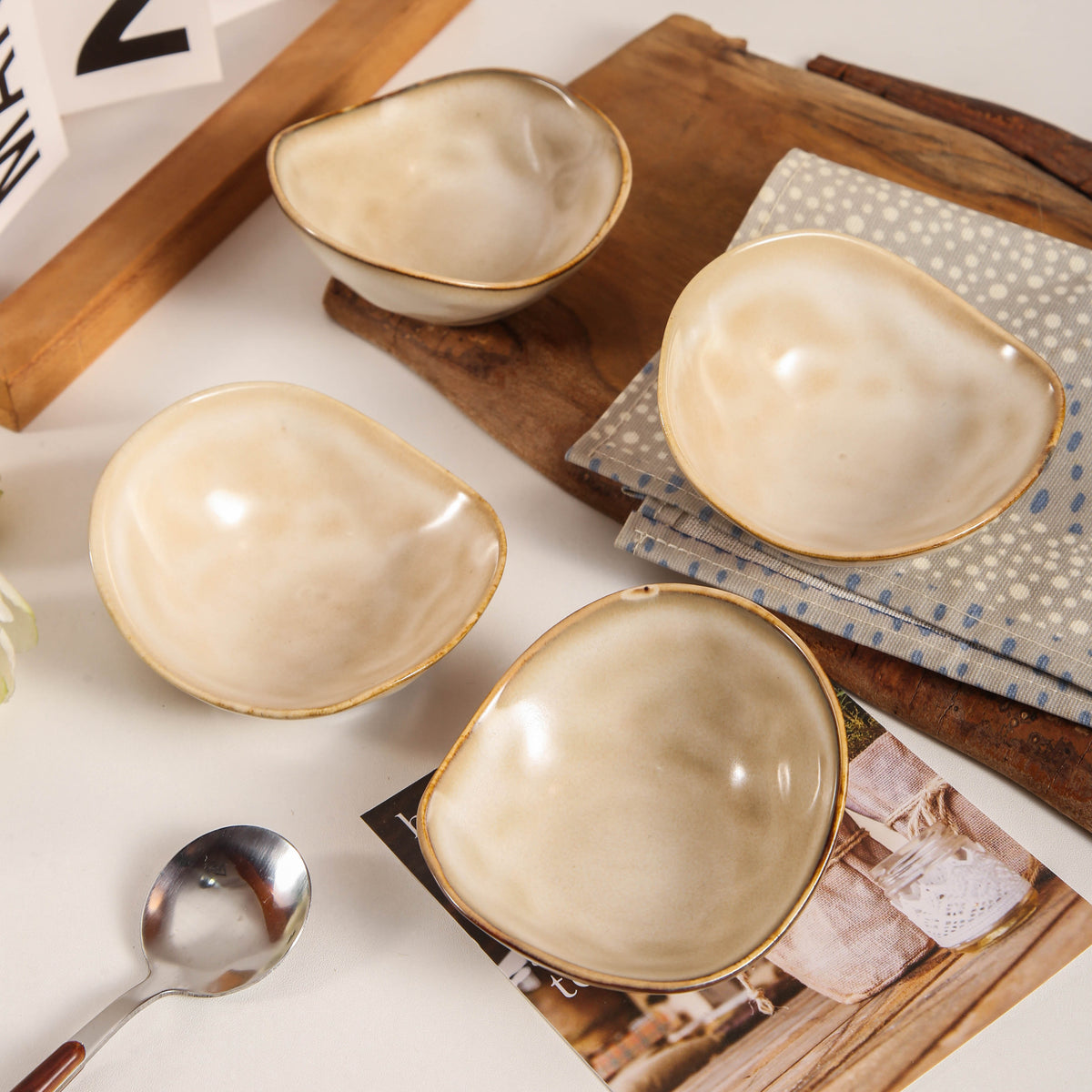 Crema Organic Pinch Bowl Set