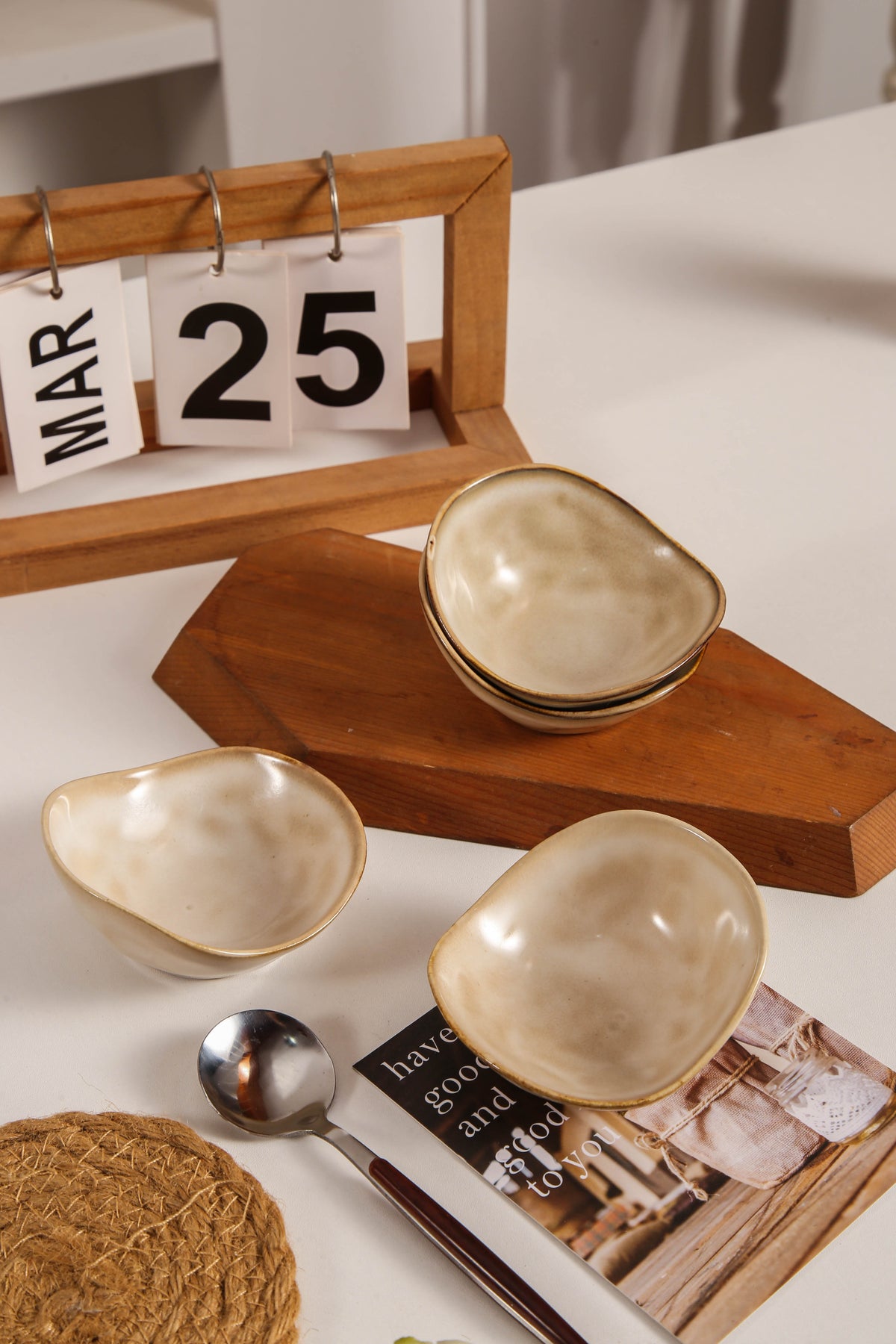 Crema Organic Pinch Bowl Set