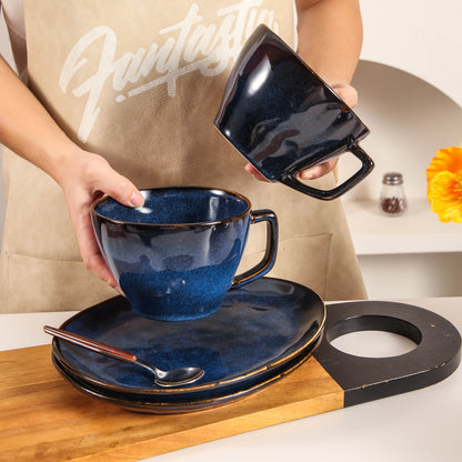 Ocean Blue Large Cup & Saucer Set