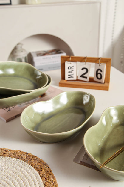 Royal Olive Organic Oval Plate Set