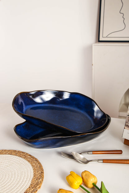 Ocean Blue Signature Platter Set