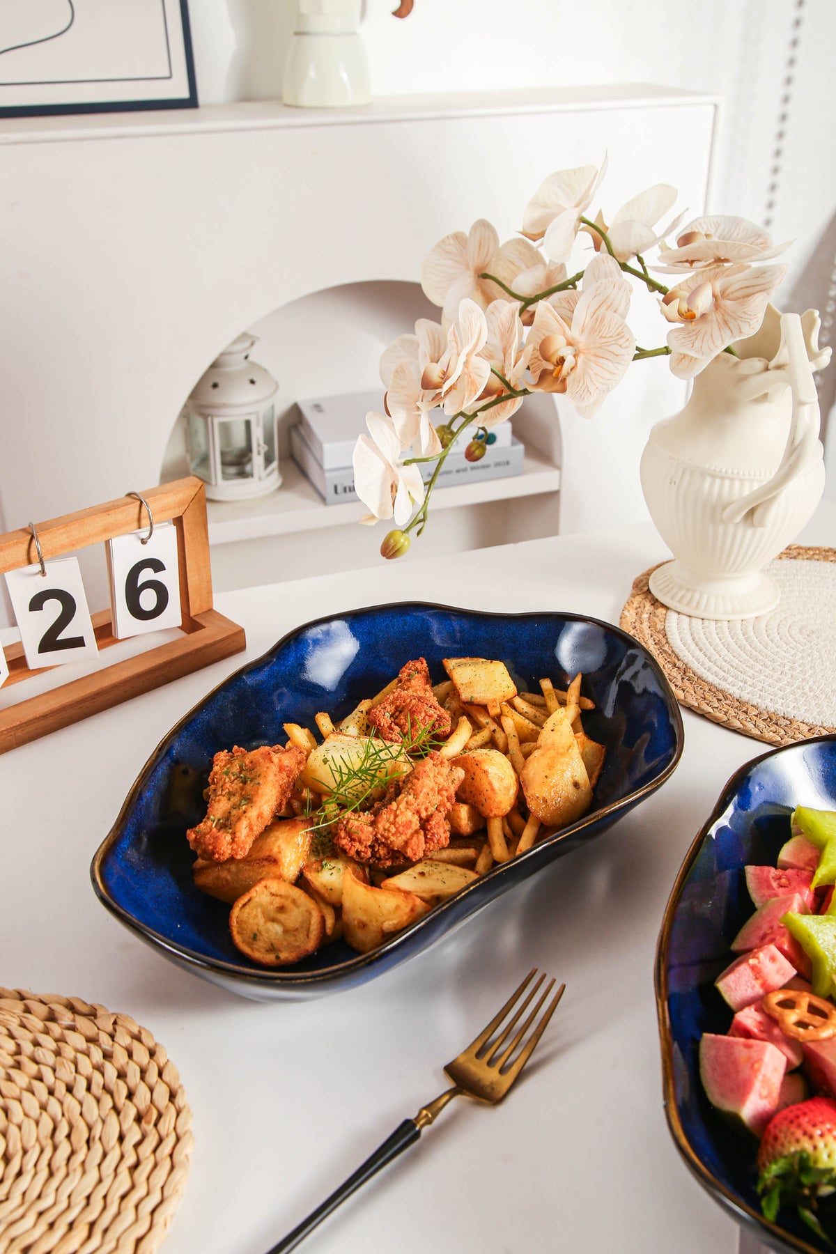 Ocean Blue Signature Platter Set