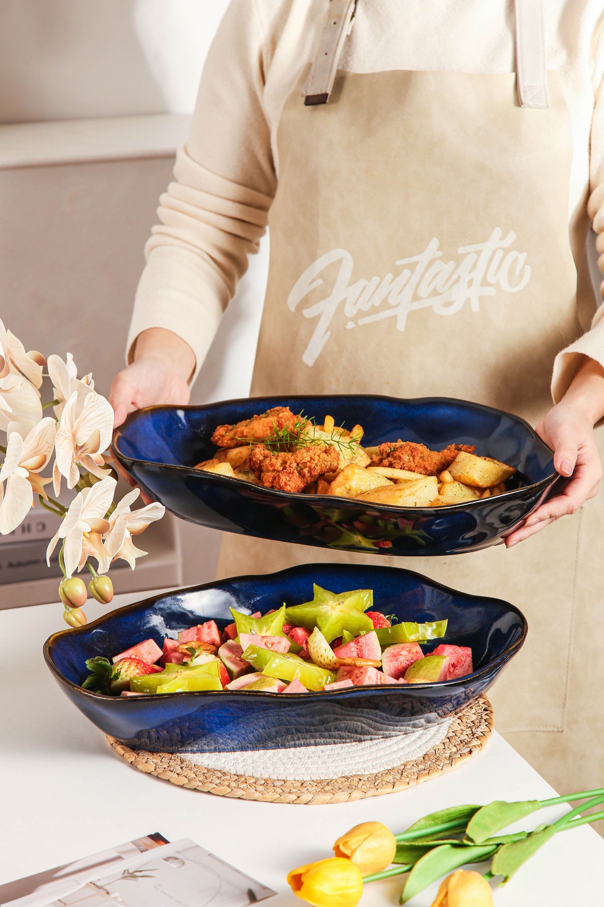 Ocean Blue Signature Platter Set