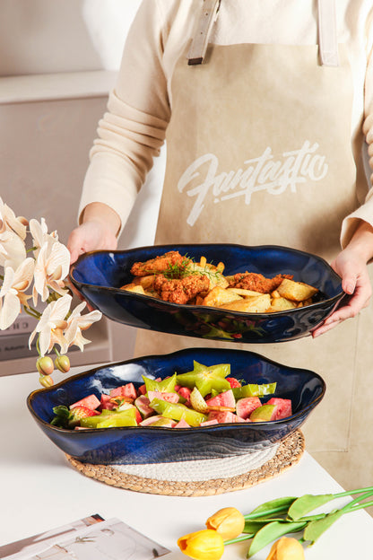 Ocean Blue Signature Platter Set