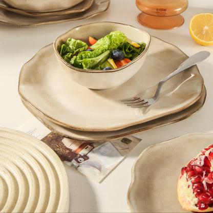 Crema 16-Piece Organic Dinnerware Set