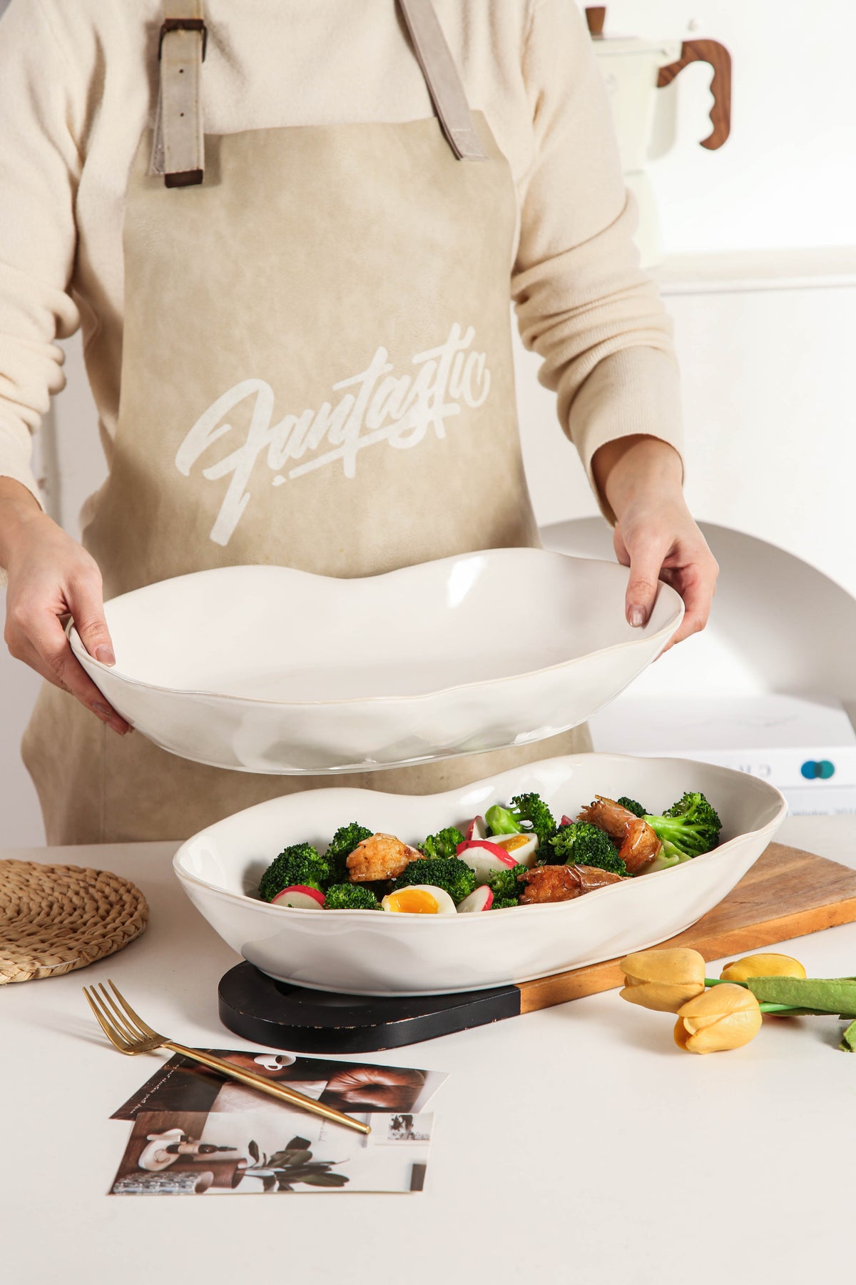 Pearl White Signature Platter Set