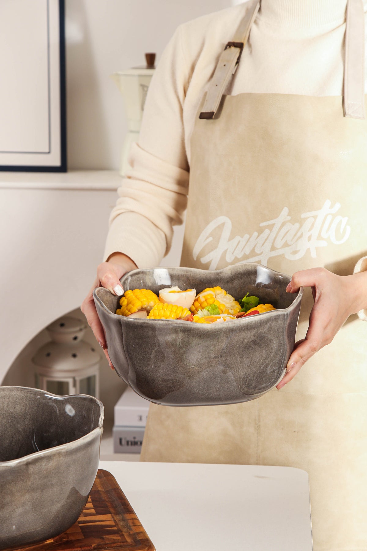 Royal Graphite Organic Deep Bowl Set