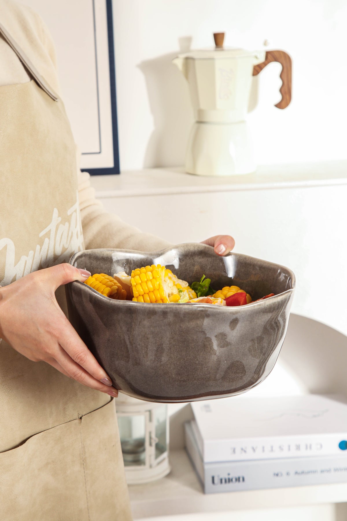 Royal Graphite Organic Deep Bowl Set