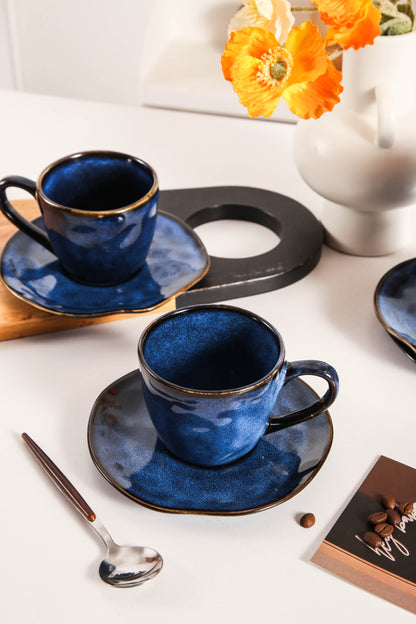 Ocean Blue Organic Espresso Set