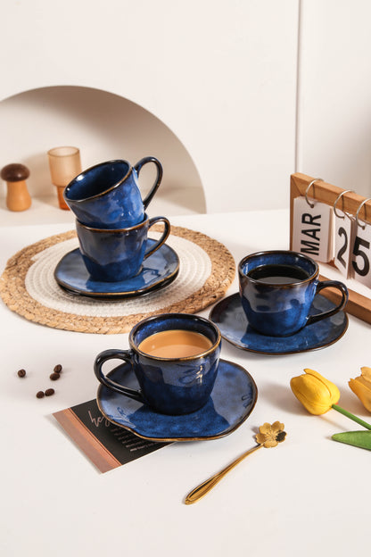 Ocean Blue Organic Espresso Set