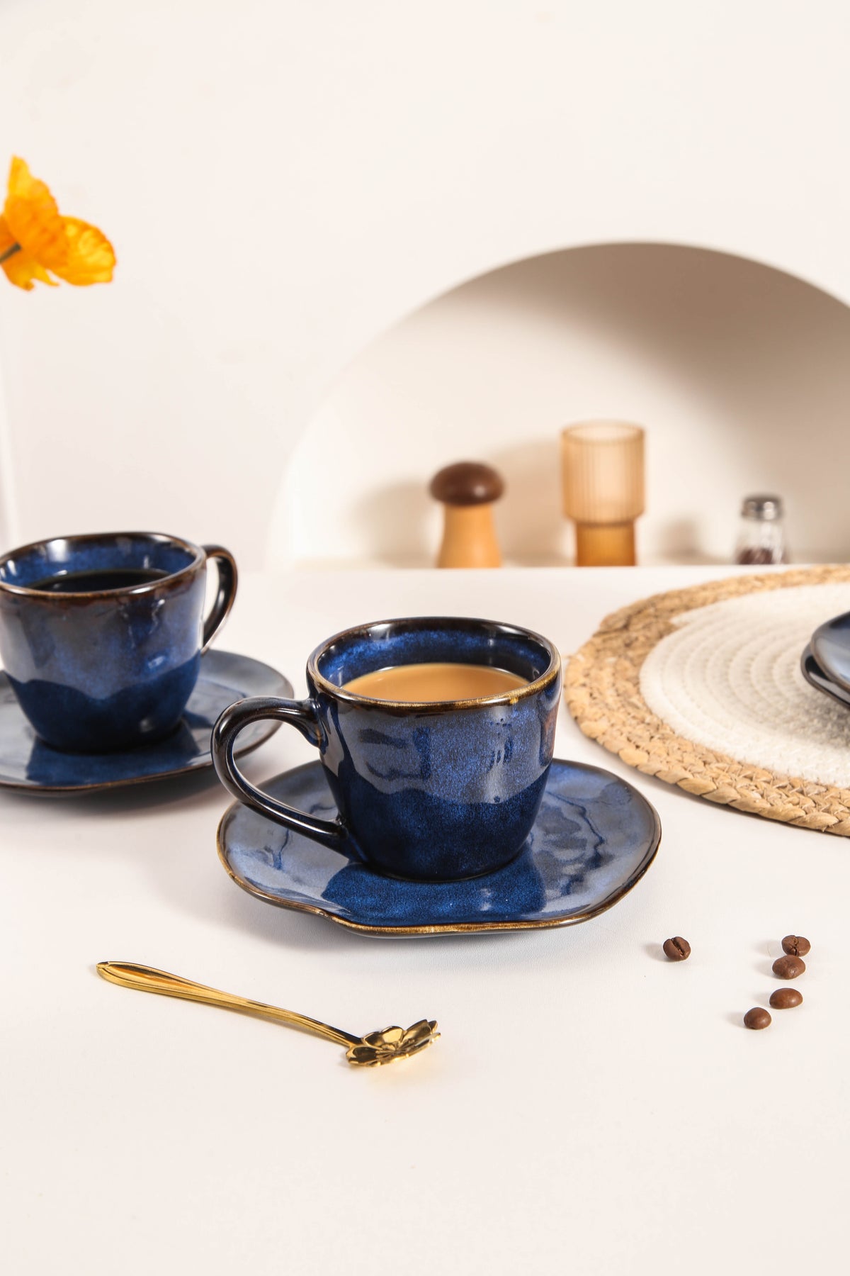 Ocean Blue Organic Espresso Set