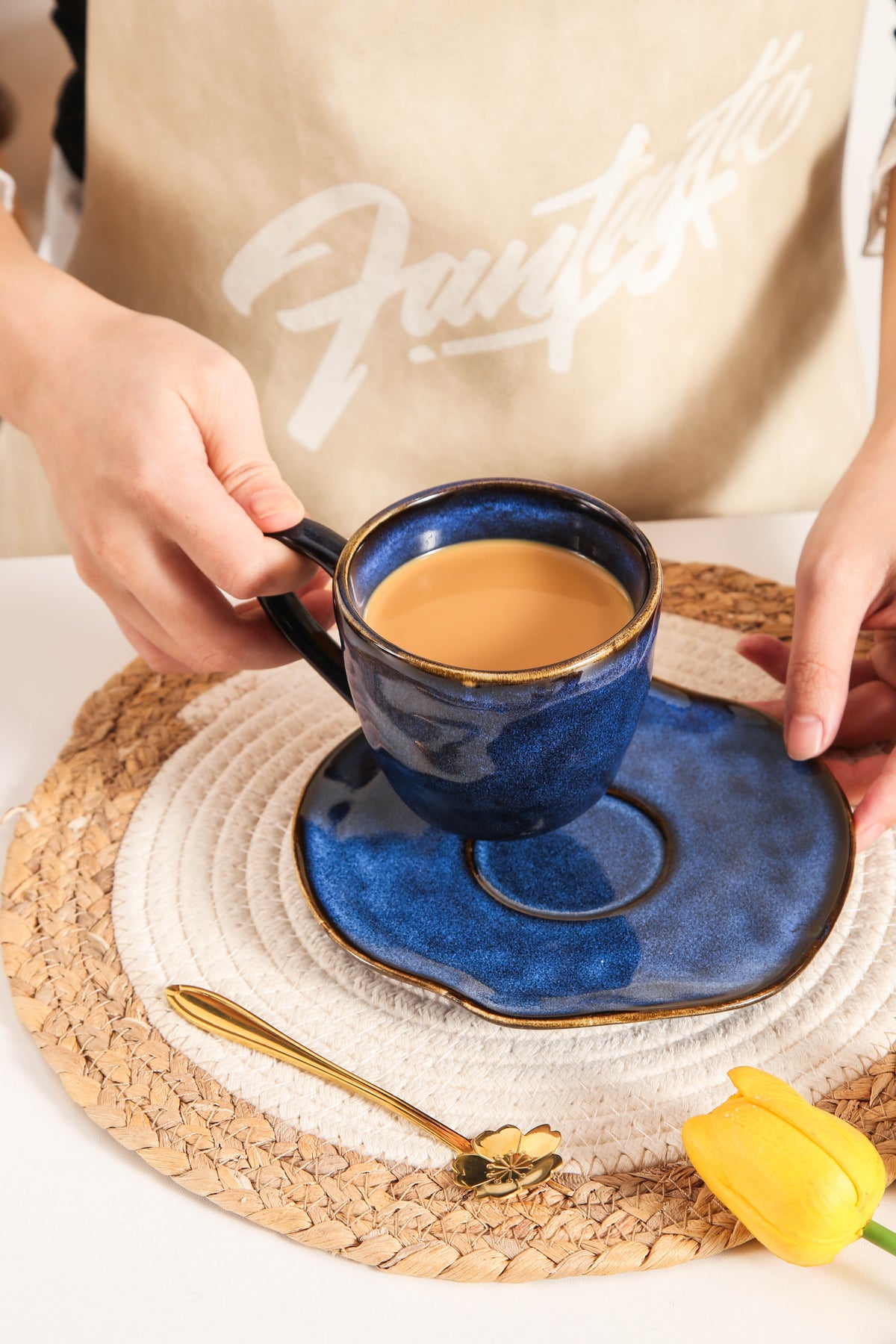 Ocean Blue Organic Espresso Set