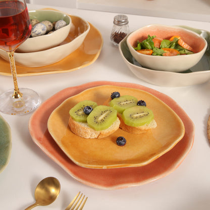Sunstone 16-Piece Organic Dinnerware Set