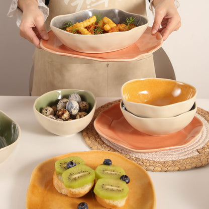 Sunstone 16-Piece Organic Dinnerware Set