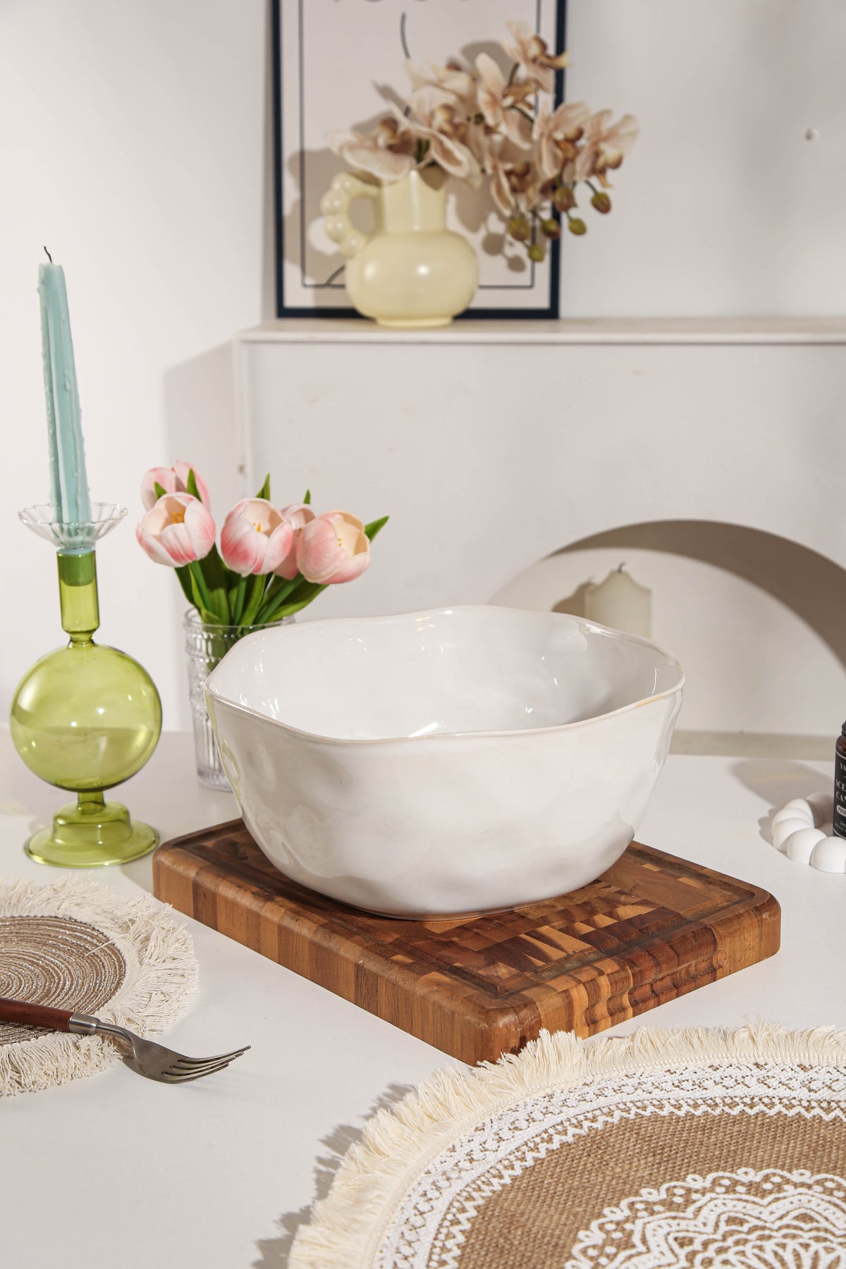 Pearl White Organic Grand Bowl