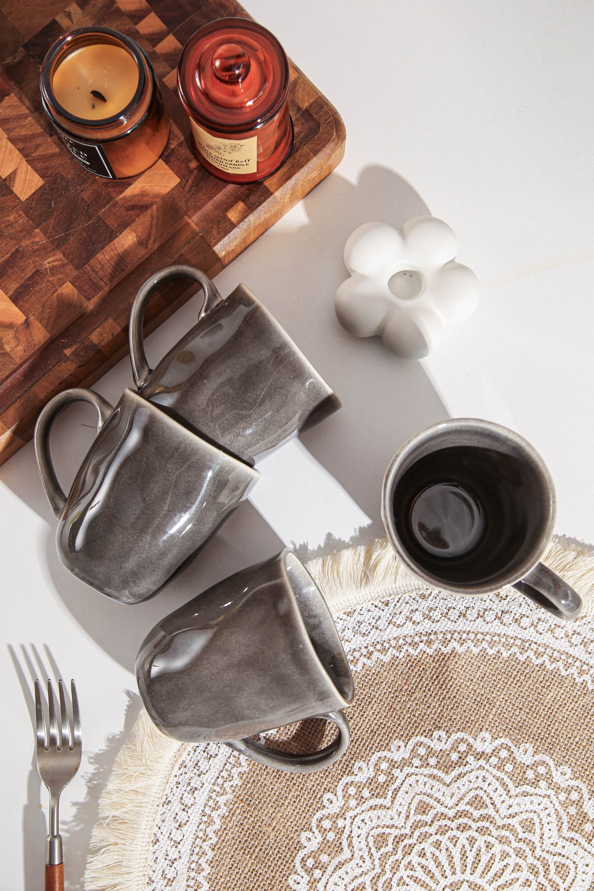 Royal Graphite Organic Mug Set