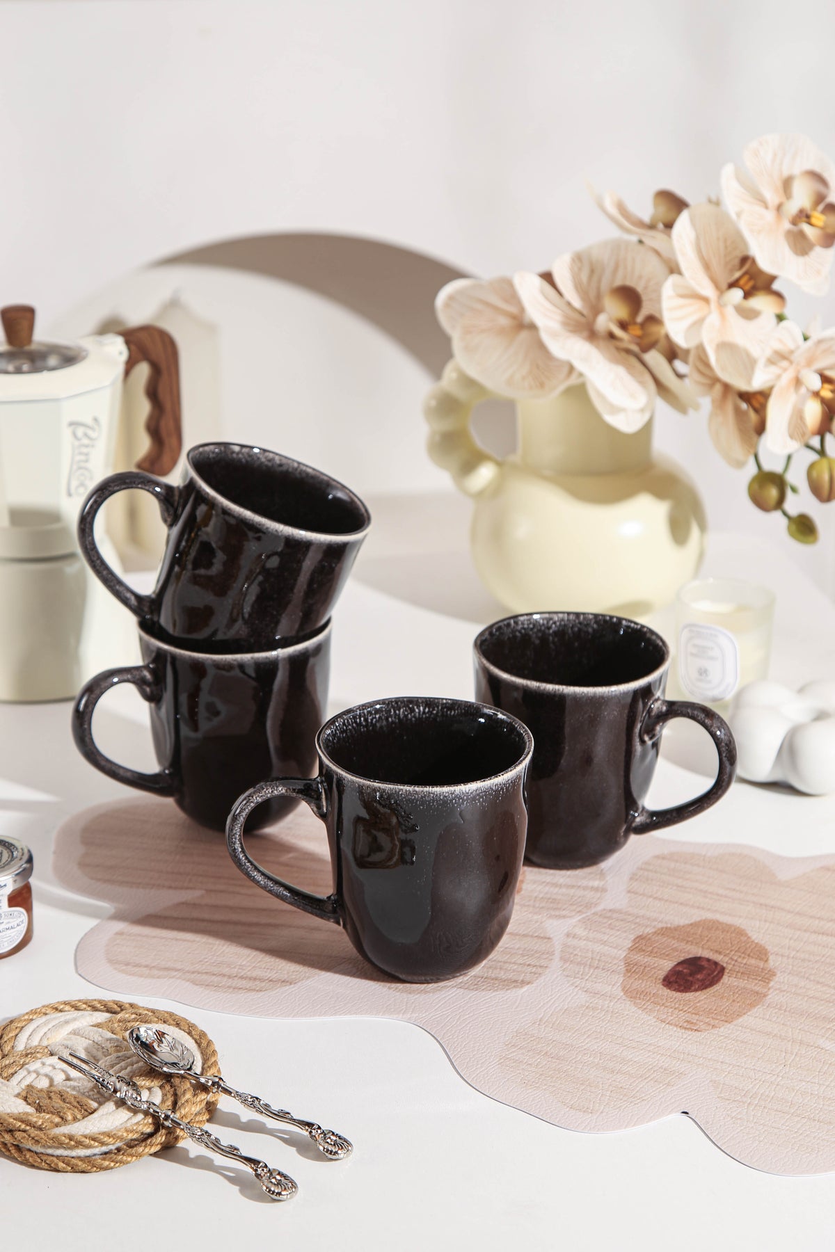 Imperial Onyx Organic Mug Set