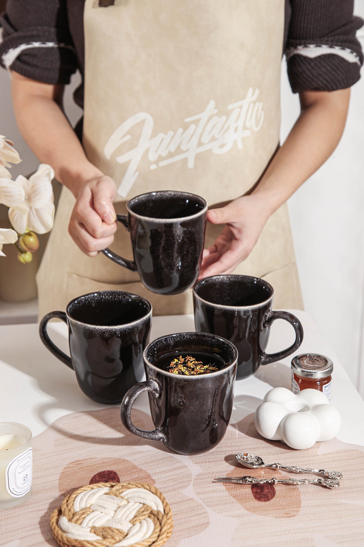 Imperial Onyx Organic Mug Set
