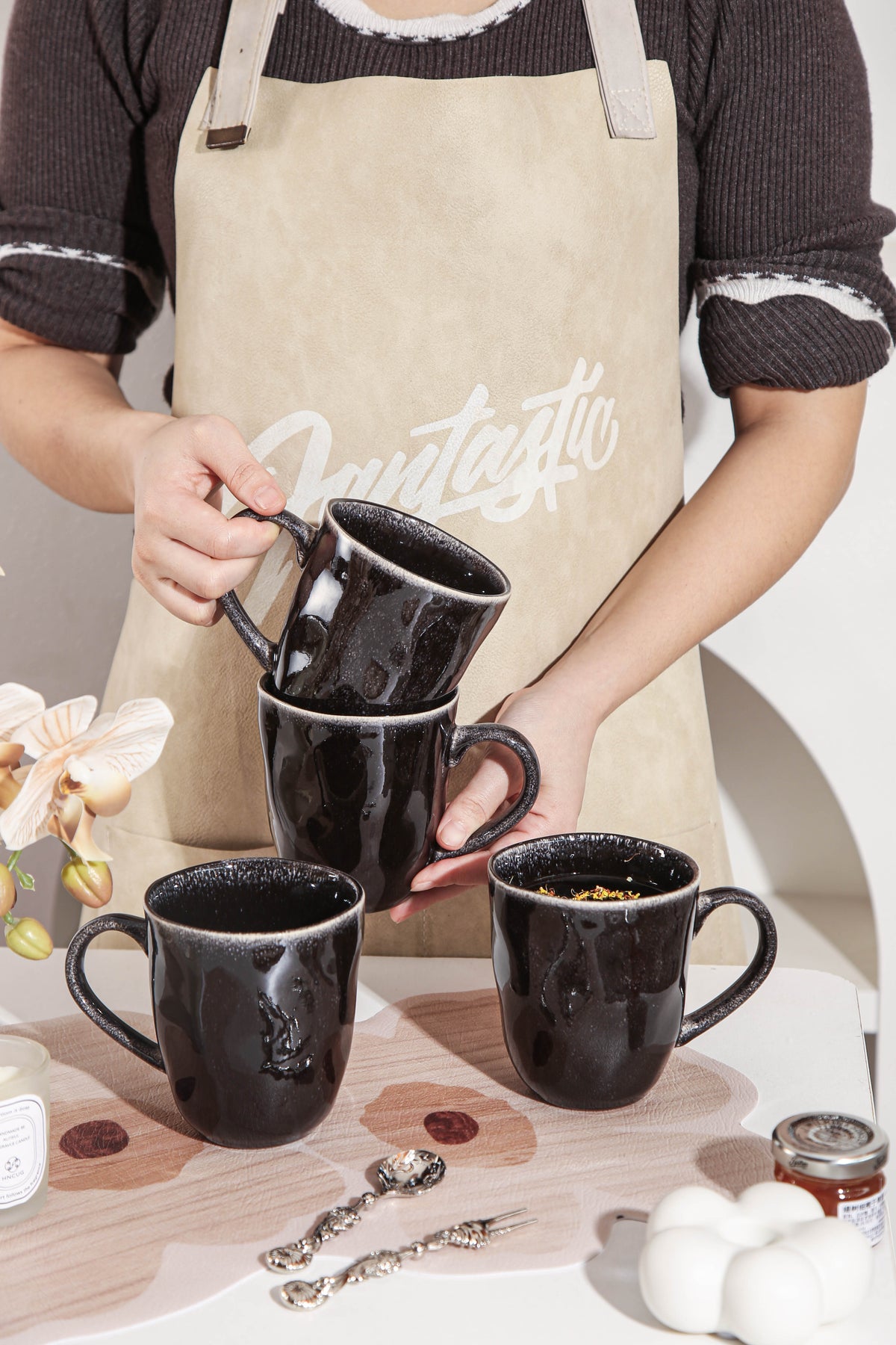 Imperial Onyx Organic Mug Set