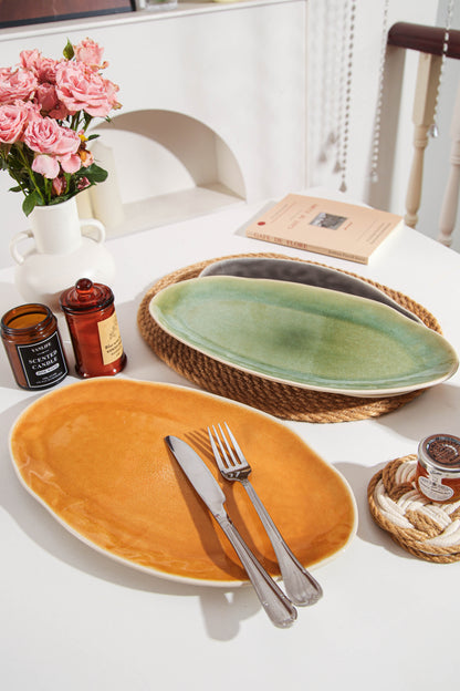 Sunstone Organic Serving Platter Set