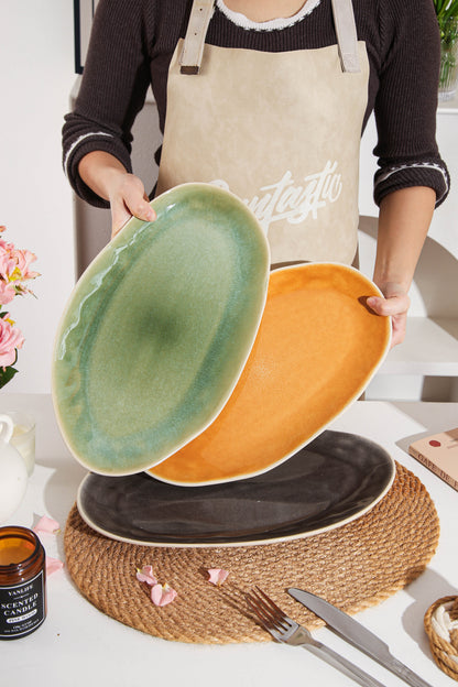 Sunstone Organic Serving Platter Set