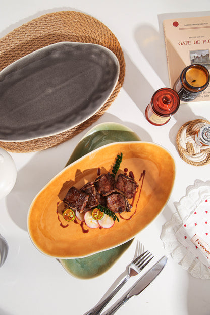 Sunstone Organic Serving Platter Set