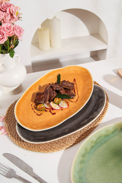 Sunstone Organic Serving Platter Set