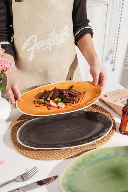Sunstone Organic Serving Platter Set