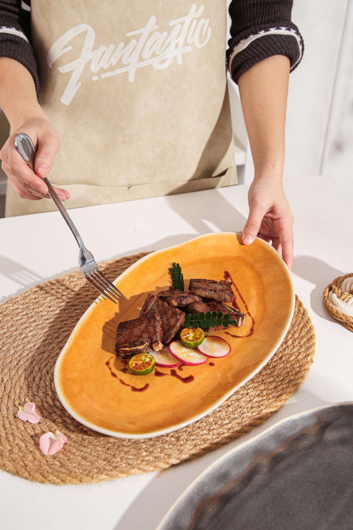 Sunstone Organic Serving Platter Set