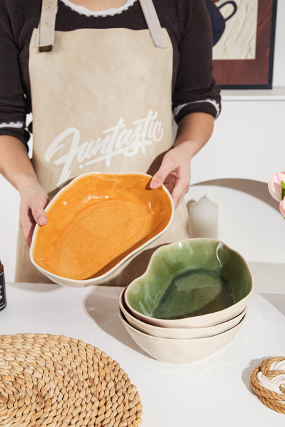 Sunstone Organic Oval Plate Set