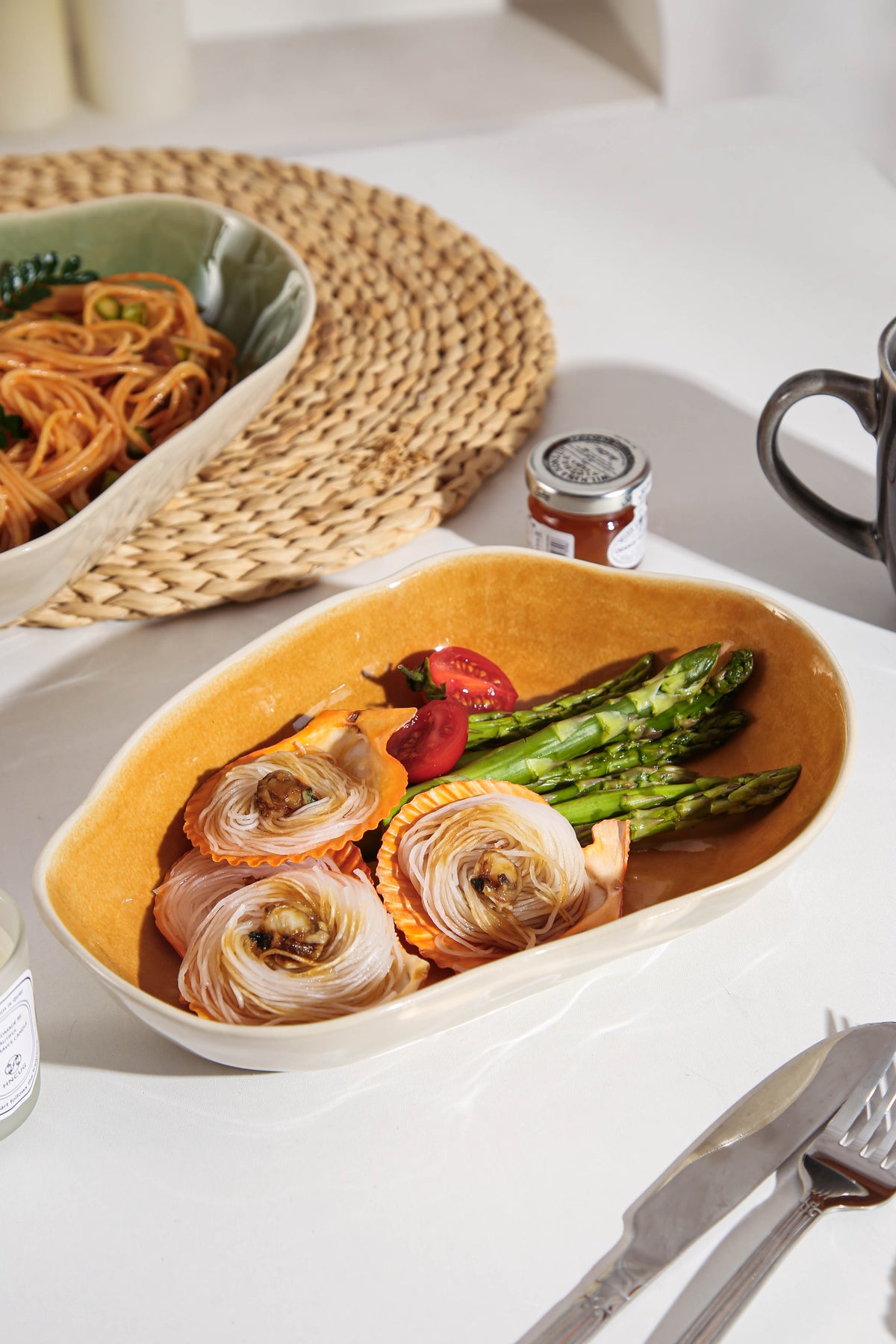 Sunstone Organic Oval Plate Set