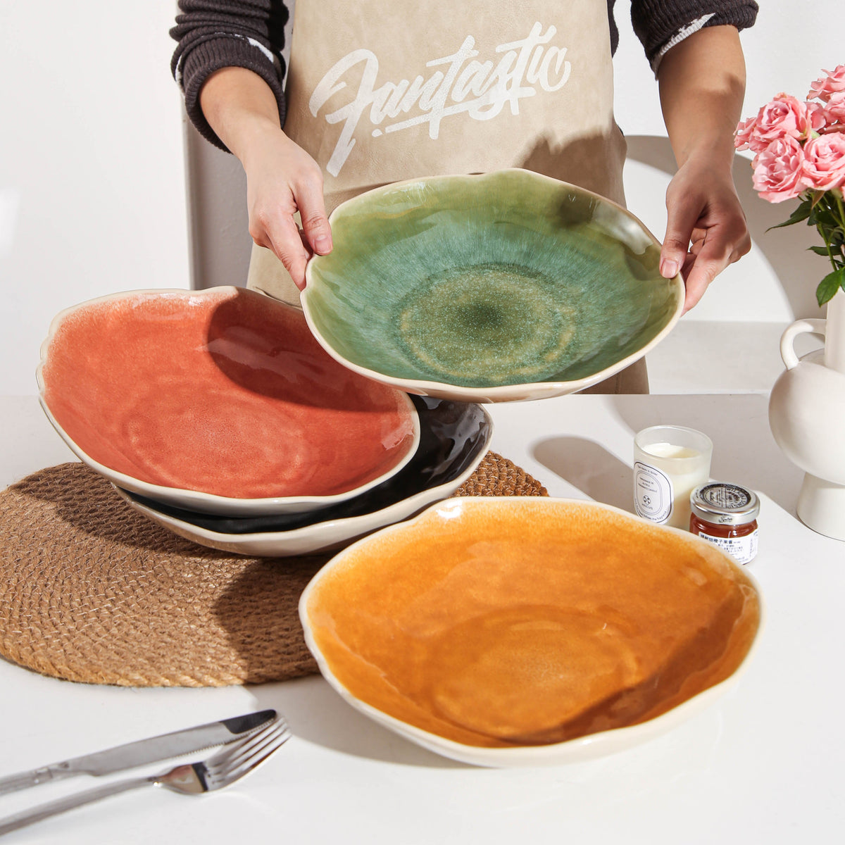 Sunstone Organic Deep Plate Set