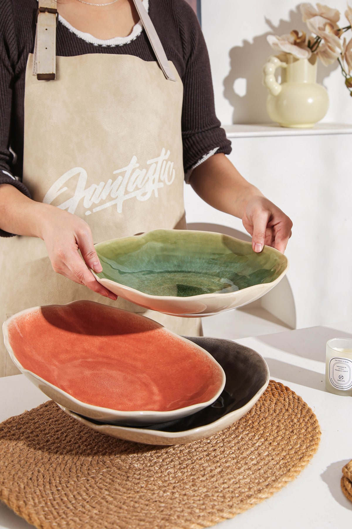 Sunstone Organic Deep Plate Set