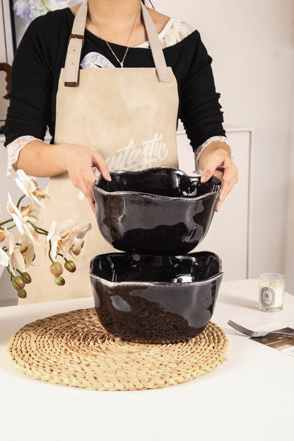 Imperial Onyx Organic Deep Bowl Set